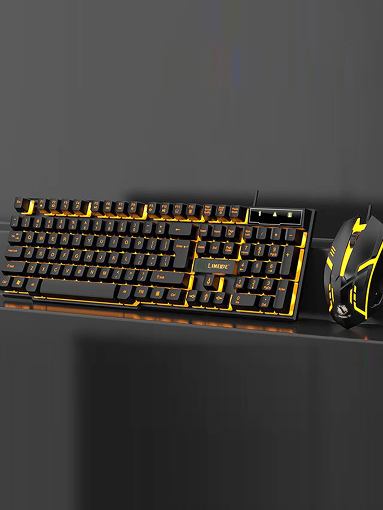 Colorful and Dazzlingly Glowing Gaming Mechanical Wired Keyboard and Mouse Set, Suitable for desktop Computers and Laptops photo 3