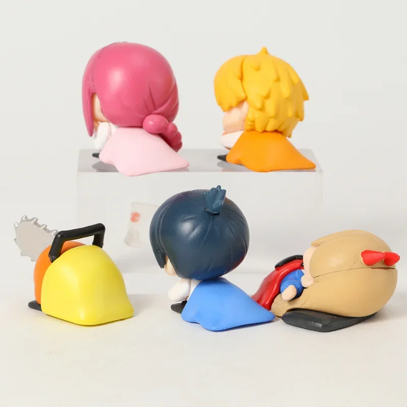 3 inch Chainsaw Man Sleeping Action Figure Kawaii Power Denji Cutecore Anime Figurines Aki Makima Pochita Collection Toy Gift photo 5