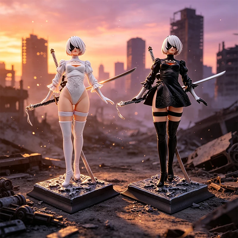 No.2 Type B Combat Suits/Formal Dress Ver. Anime Figure Collectible Model Statue Desktop Decoration Gift PVC Statue photo 2