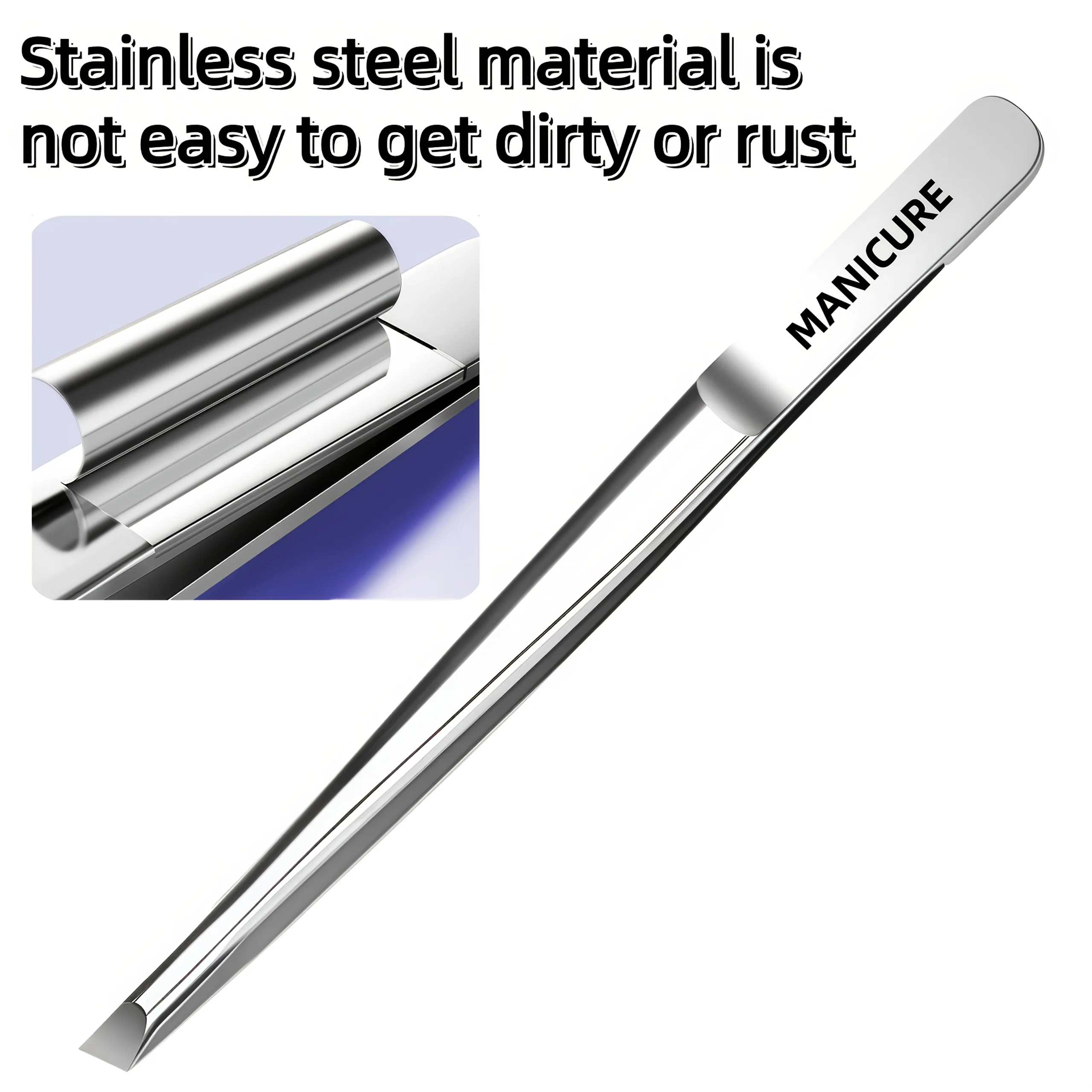 Stainless Steel Tweezers Tool Suitable for Eyebrow Eyelash Application Beard & Mustache Trimming False Eyebrow Applicator Gifts photo 6