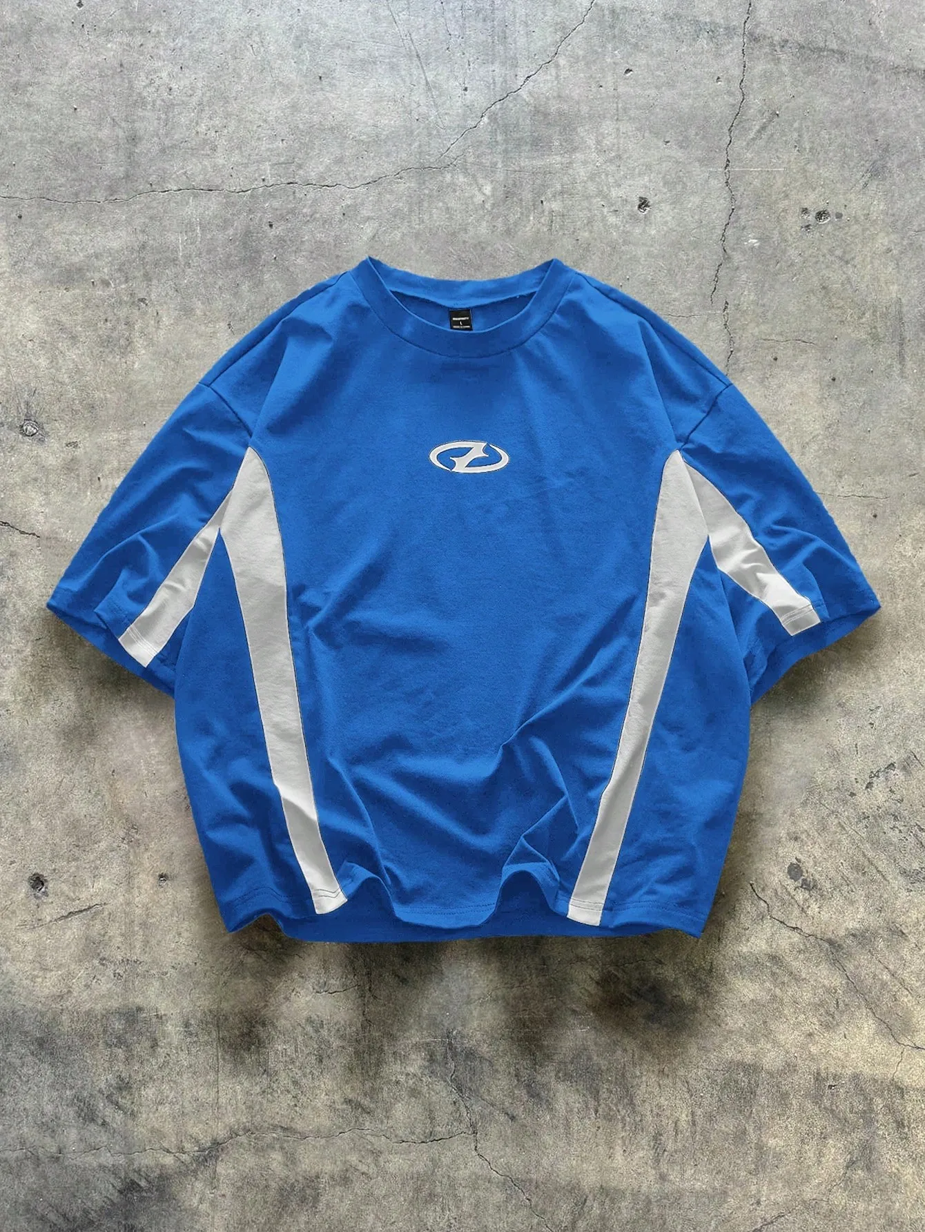 2026 Summer New Product European and American Men's Summer Minimalist 3D Letter Printing Comfortable and Breathable Round Neck T photo 5