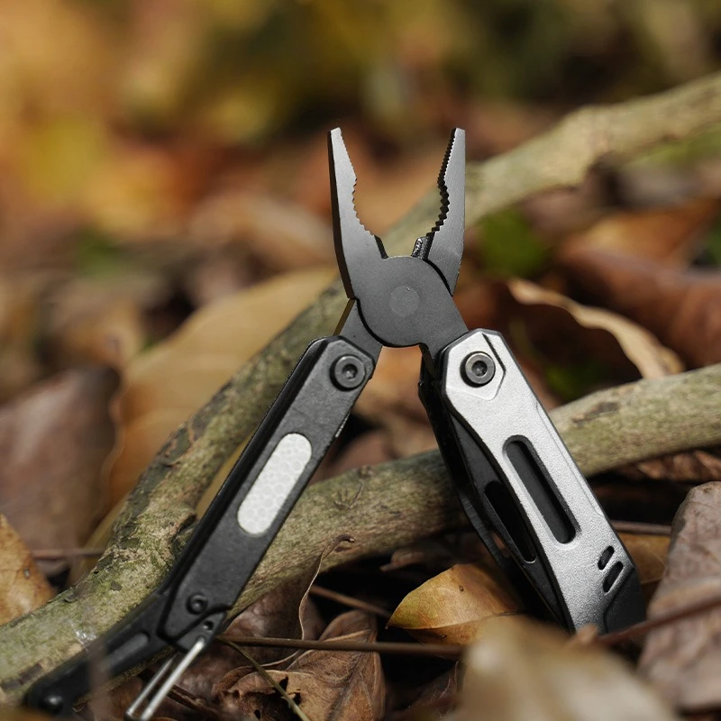 Multitool, 9-in-1 Stainless Steel Multi Tool Pocket Knife with Screwdriver Self-locking Multitool Pliers Survival photo 2