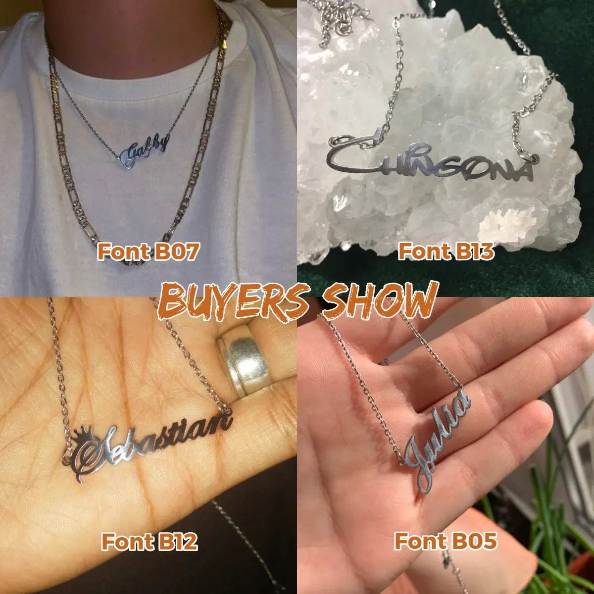 Sipuris Custom Name Necklace Personalized Golden Choker Stainless Steel Necklace For Women Man Customized Jewelry Weddings Gifts photo 4