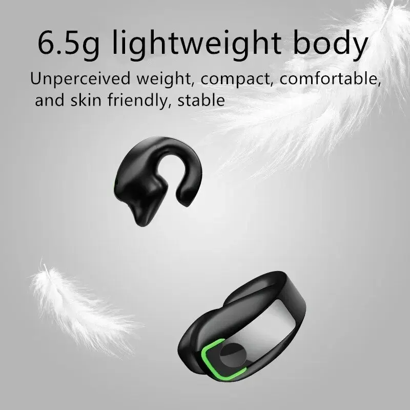 Bluetooth Earphone Clip On Monaural Inear Motion Stereo Bone Conduction Gd28 Business Wireless Earphone Mini Monaural Tws Waterp photo 2