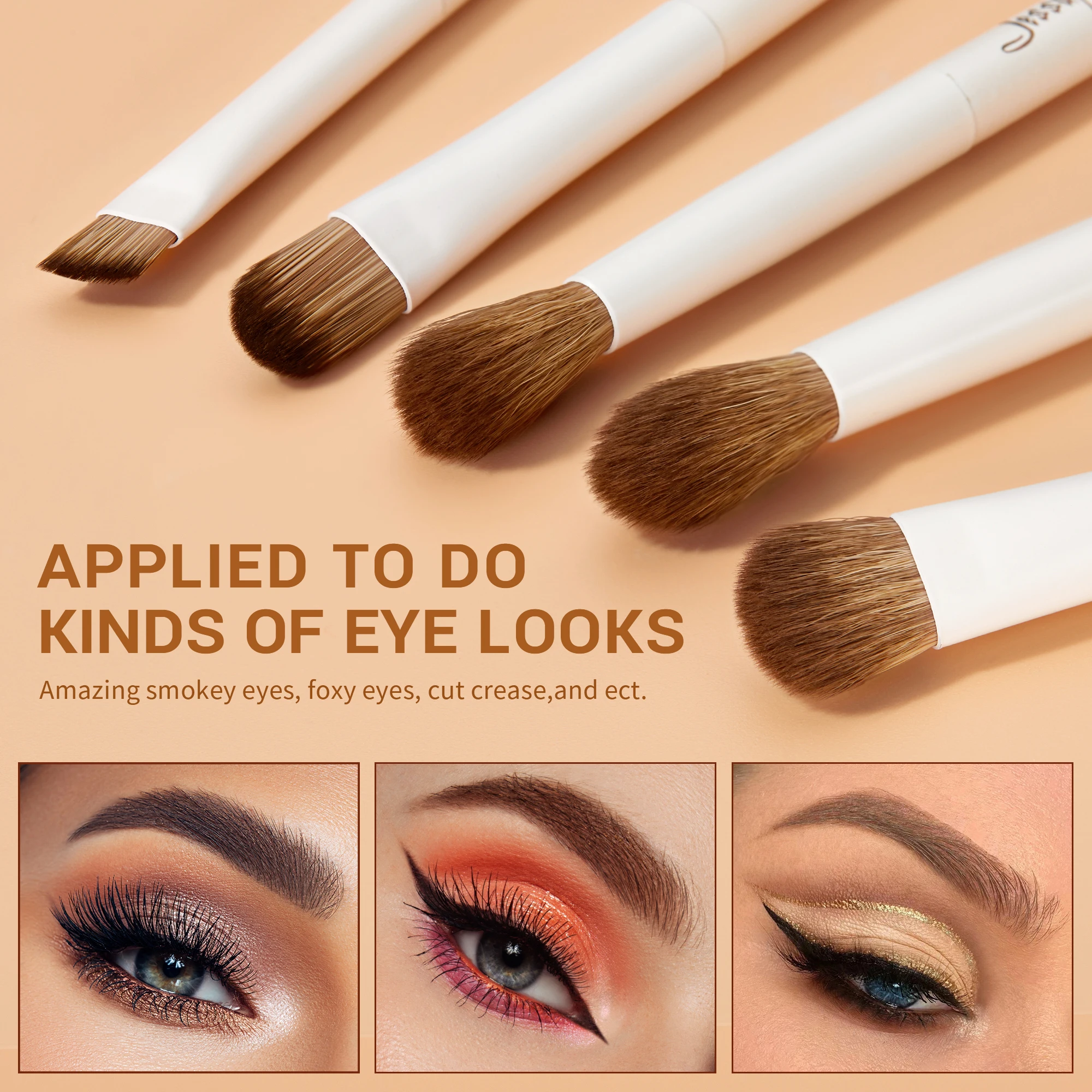 Jessup Makeup Brushes 14pc Makeup Brush Set Synthetic Foundation Brush Powder Contour Eyeshadow Liner Blending Highlight T329 photo 5