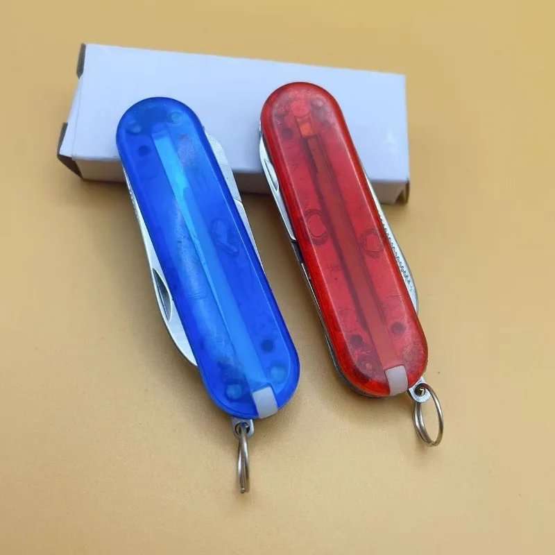 2 Pack Multicolor Mini Folding Multi Tool Portable Compact Outdoor Survival Emergency Utility Tool for Daily Box Opening photo 8