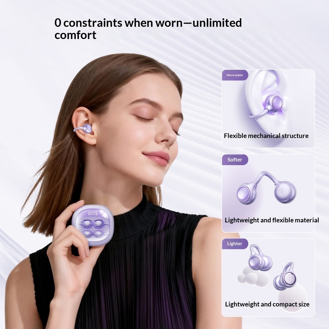 Cross Border Explosion M127 Long Range Hanging Earphone Private Model High Color Value Low Latency Wireless Bluetooth Headphones Wholesale photo 4