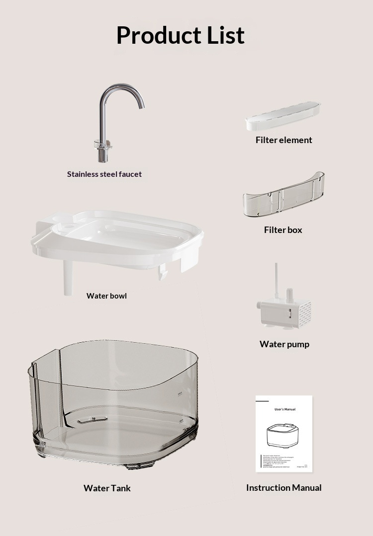 Large Capacity Fully Transparent Automatic Circulating Filtered Pet Water Fountain photo 3