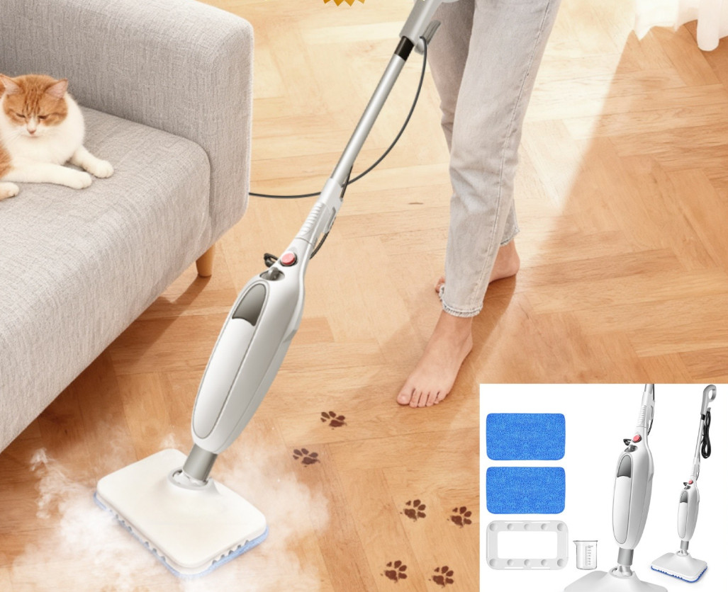 4000w Electric Steam Mop Floor Cleaner Handheld Carpet Windows Washer Home photo 3