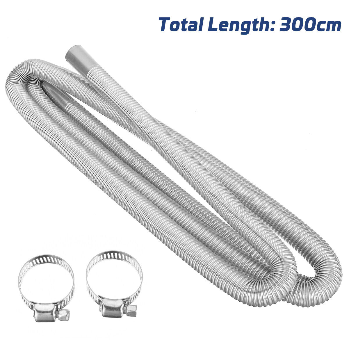 300cm Stainless Steel Exhaust Pipe Silencer Car Parking Air D Iesel Heater Kit photo 3