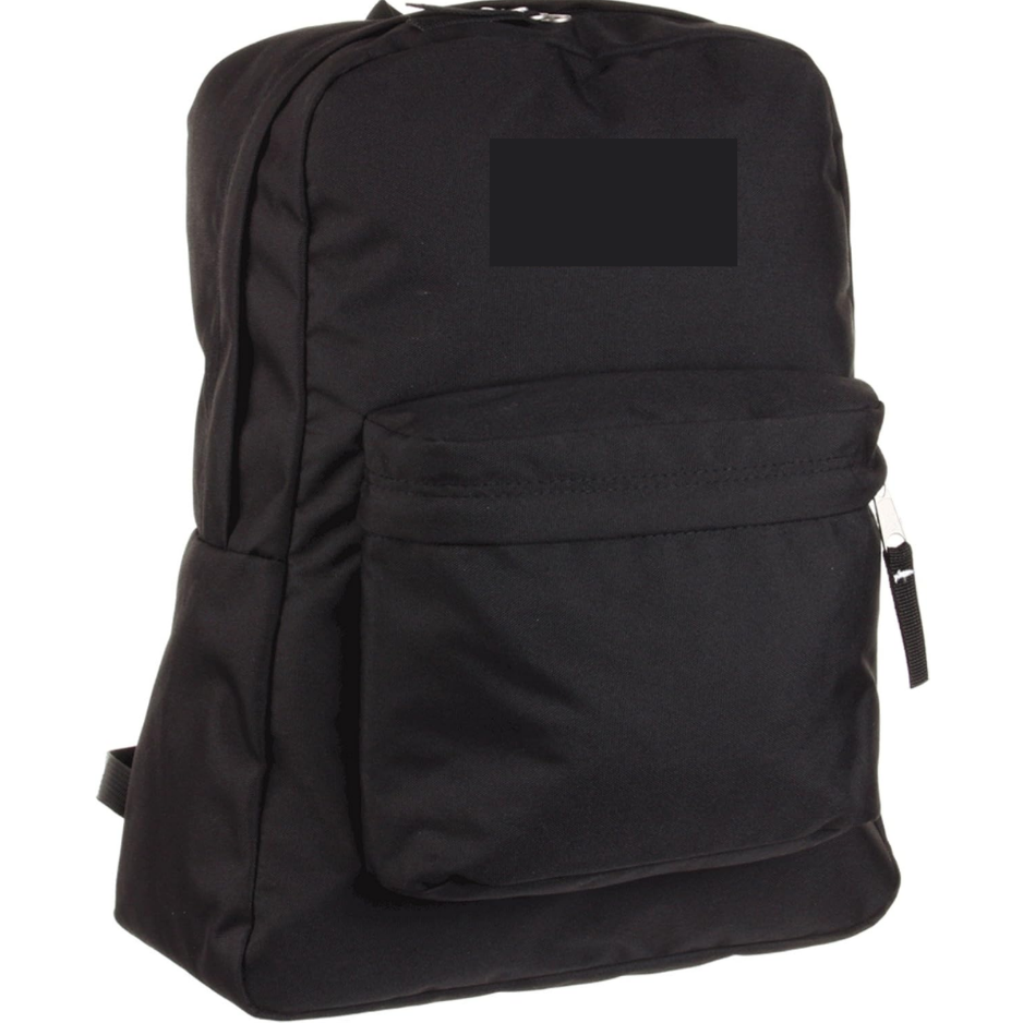 SuperBreak One Backpack, Lightweight Durable Bookbag With Main Compartment & Front Organizer Pocket, Black photo 5