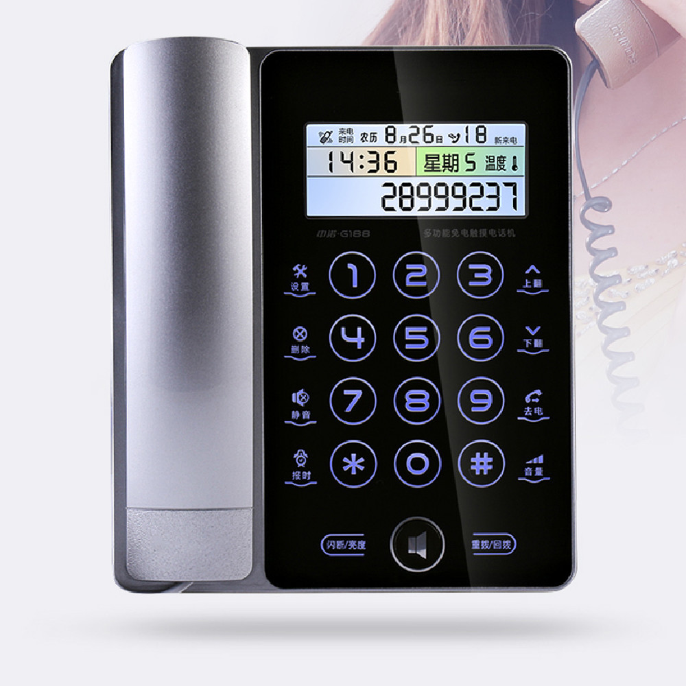 Creative Fashion Touch Screen Fixed Telephone Landline photo 1