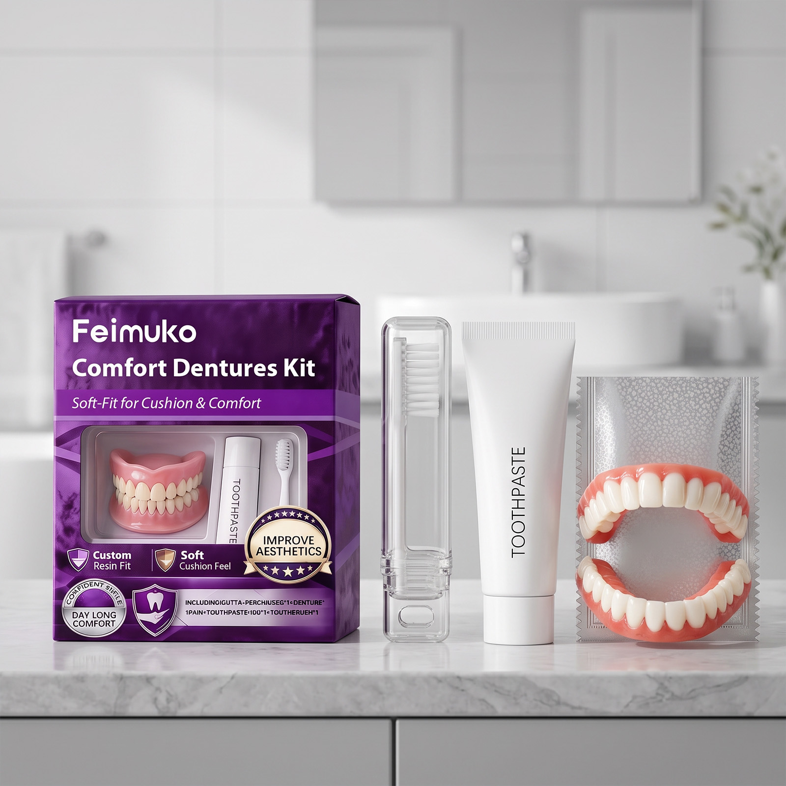 Dental Prosthesis Accessory Set  1 Set Per Box photo 2