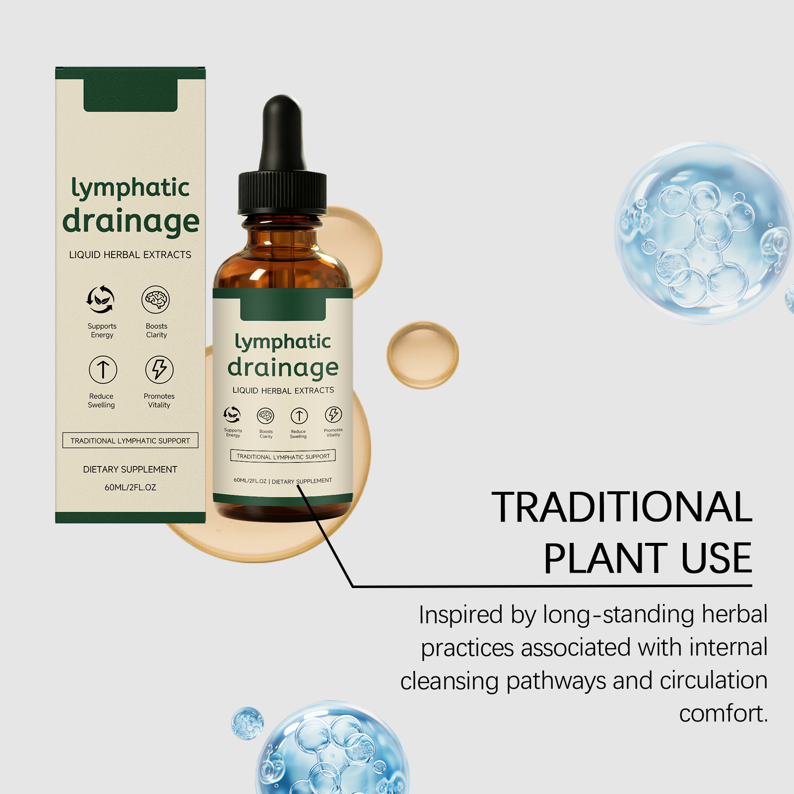 Lymph Health Support Herbal Drops 60ml Box photo 5
