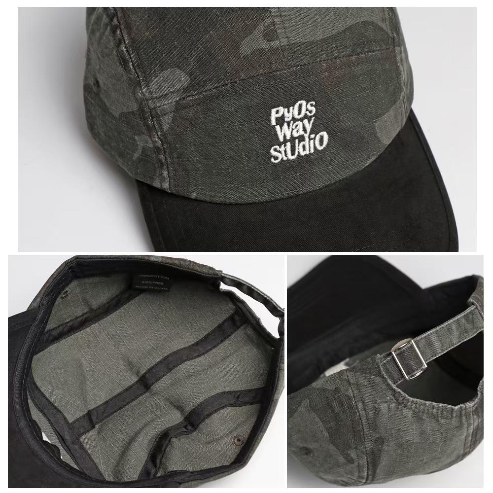 Cross-border Fashion Retro Washed Patchwork Letter Baseball Cap, Ideal For Daily Casual Wear And Versatile Styling, With A Curved Brim And Earflap photo 7