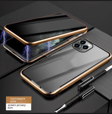 Applicable Magnetic Phone Case Metal Peep-proof Protective Cover photo 6