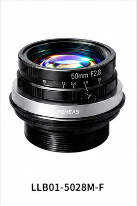 LLB01-5028M-F 0.1X 50mm F2.8 F Mount Line Scan Lens For Industrial Machine Vision Imaging And Inspection photo 1