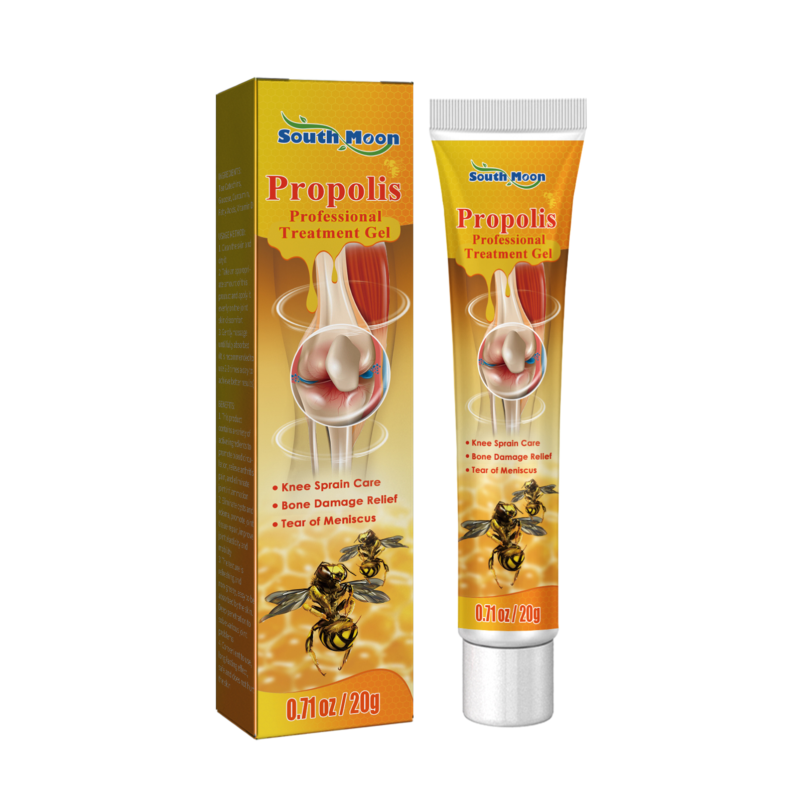 South Moon Gel For Bon And Joint Care, Relieve Knee, Lumbar, Shoulder, Neck And Muscle Pain Body Massage Cream photo 1