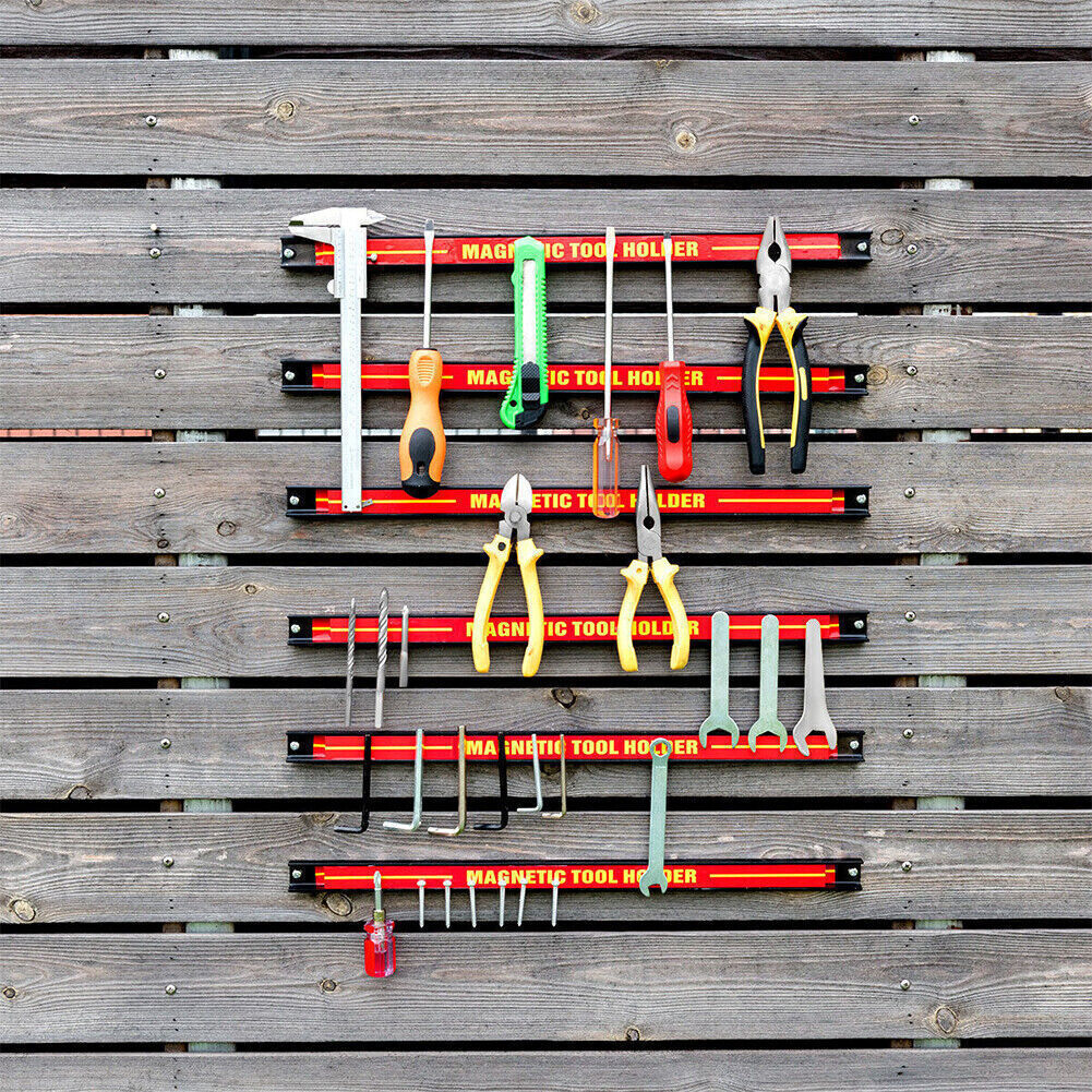 6x18 Heavy Duty Magnetic Tool Bar Storage Holder Rack Garage Wall Holder Strips photo 5