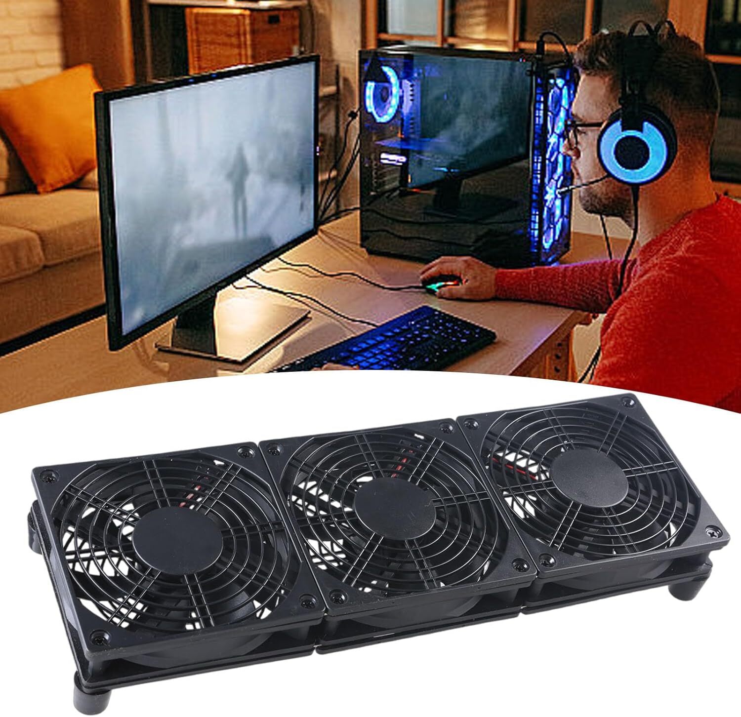 3PC 120mm USB Cooling Fan Silent  Fan For Tablet TV Receiver Router DVR photo 7