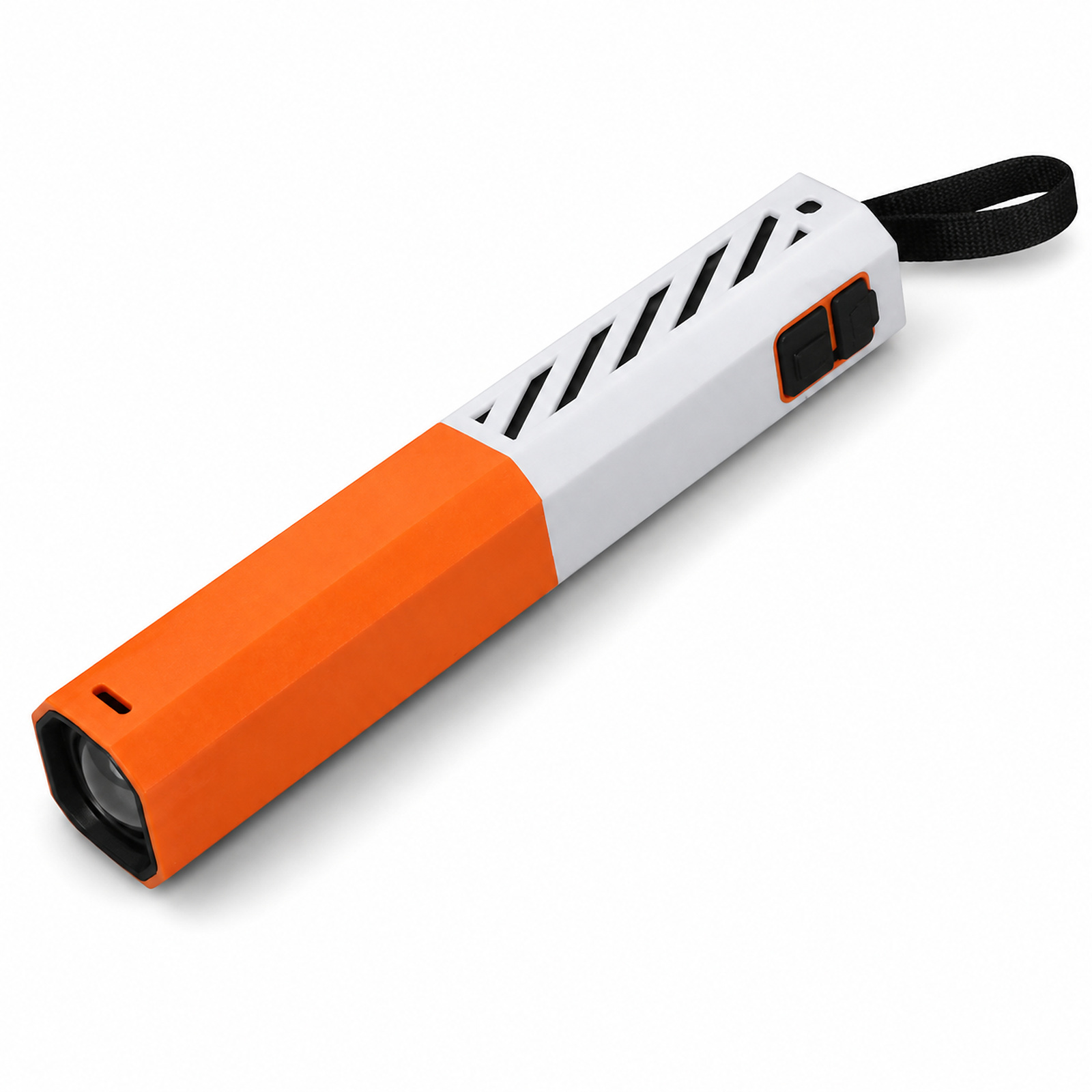 D89 Portable Flashlight Type C Strobe SOS 450lm For Outdoor Factory Supply 1x 18650 Battery photo 1