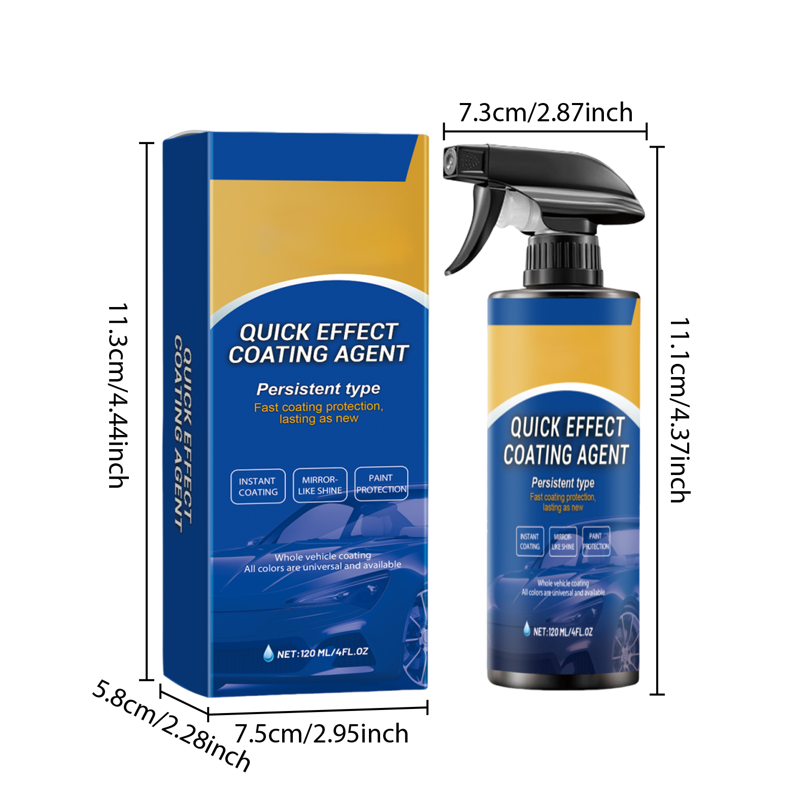 Automotive Coating Spray 120ml  1box photo 6