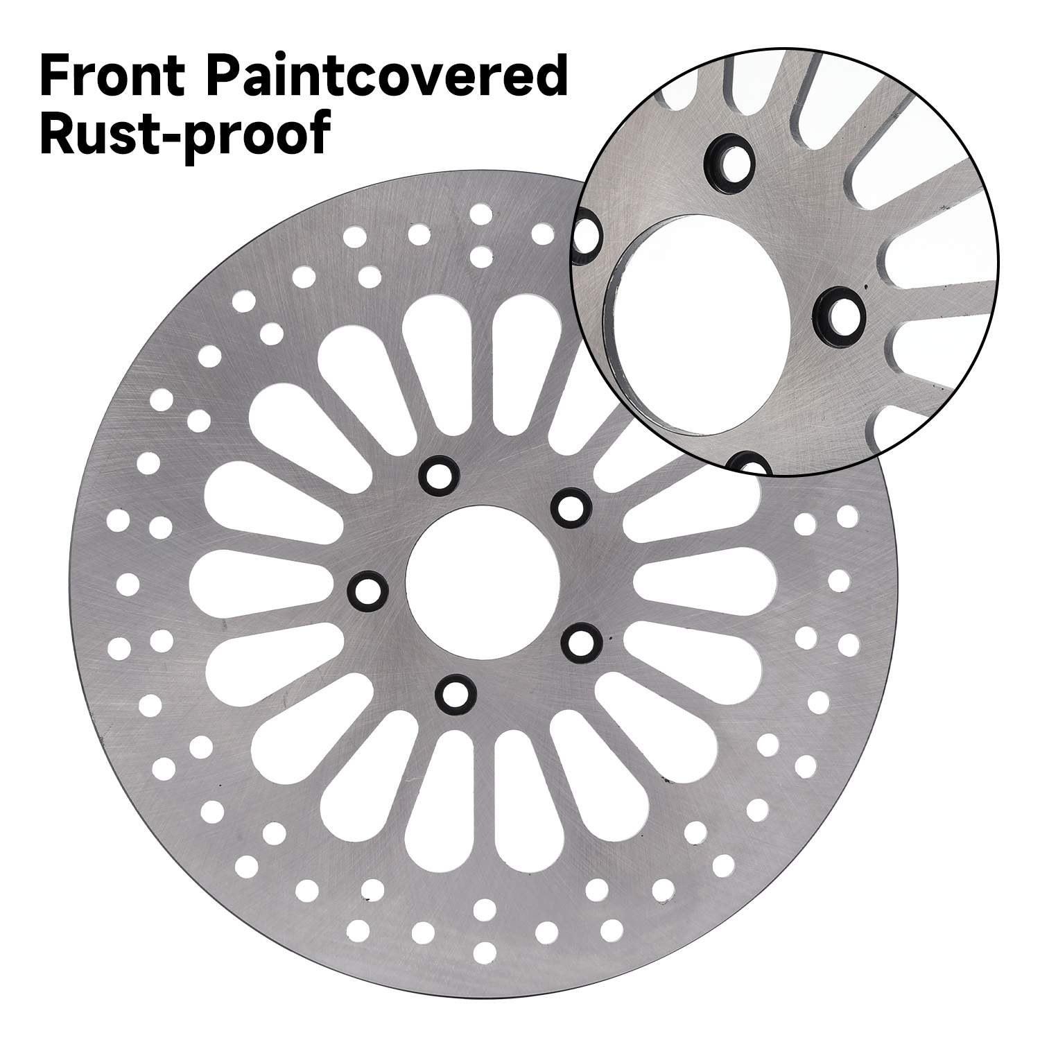 Pack Of 2 11.8IN Front Brake Rotors For H Arley Touring Road King Electra Glide photo 5