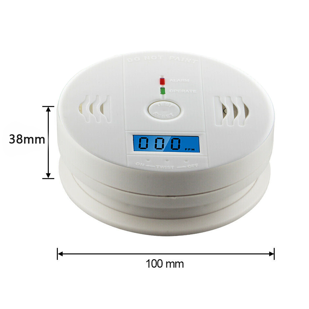 CO Carbon Monoxide Alarm Poisoning Sensor Warning Detector Gas Detector photo 5