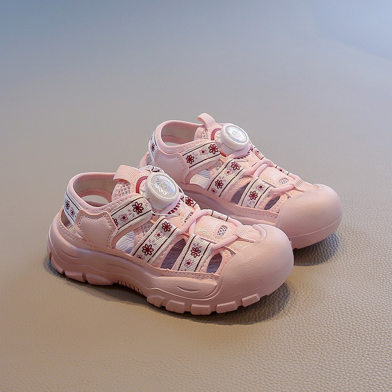 2026 Summer New Korean Style Kids Sports Sandals, Soft Sole Casual Beach Shoes For Boys And Girls photo 2