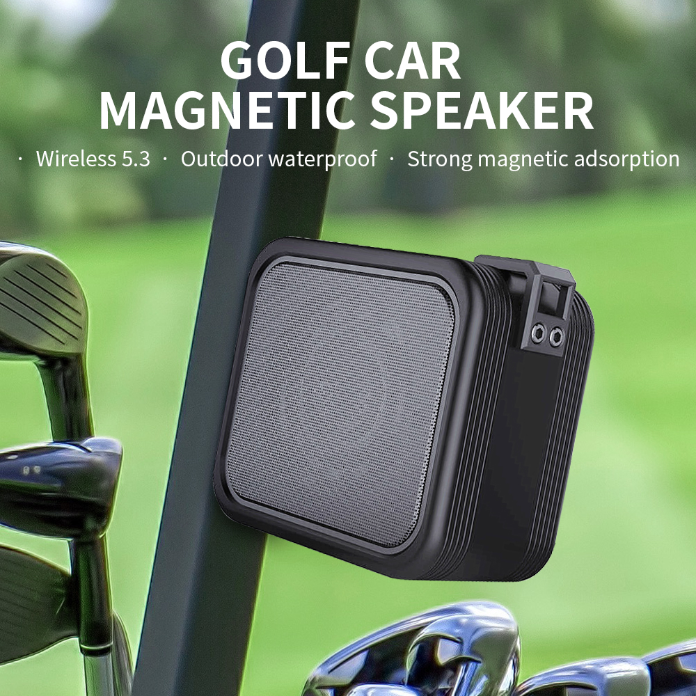 Magnetic Portable Bluetooth Speaker, IPX7 Waterproof Outdoor Wireless Speaker, Golf Cart Speaker With TWS, 18H Playtime, Type-C Charging, For Golfing, Cycling, Camping, Shower photo 1