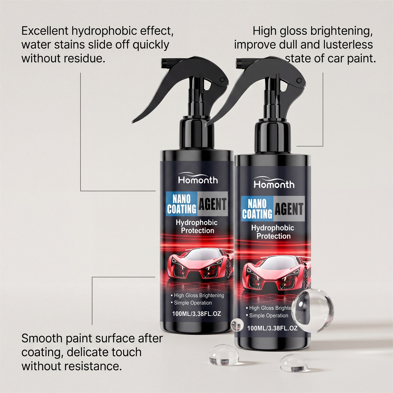 Car Ceramic Coating Agent, Auto Paint Gloss Restoration Scratch Resistance Sealant photo 5