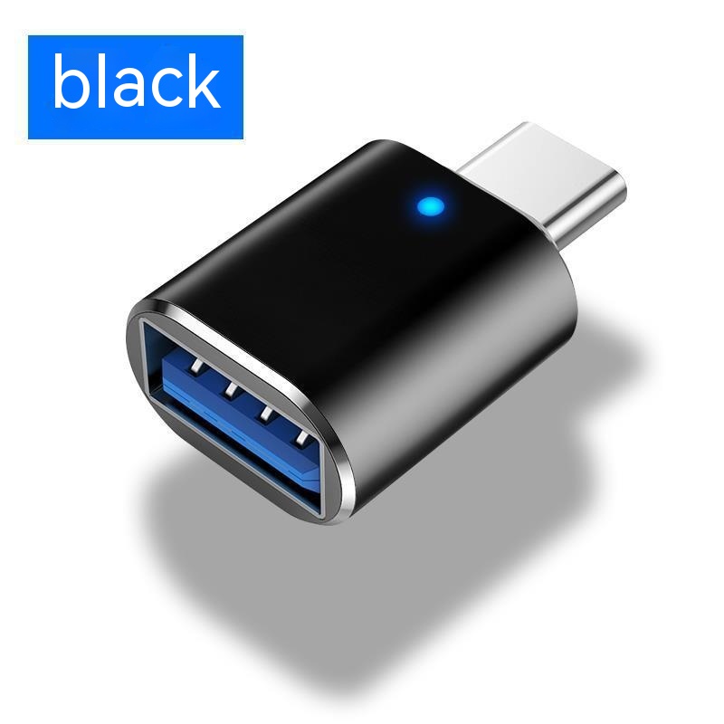 Type-c To Usb30 USB With Indicator Light Mobile Phone Mouse Keyboard Sound Card Car Charger OTG Adapter photo 8