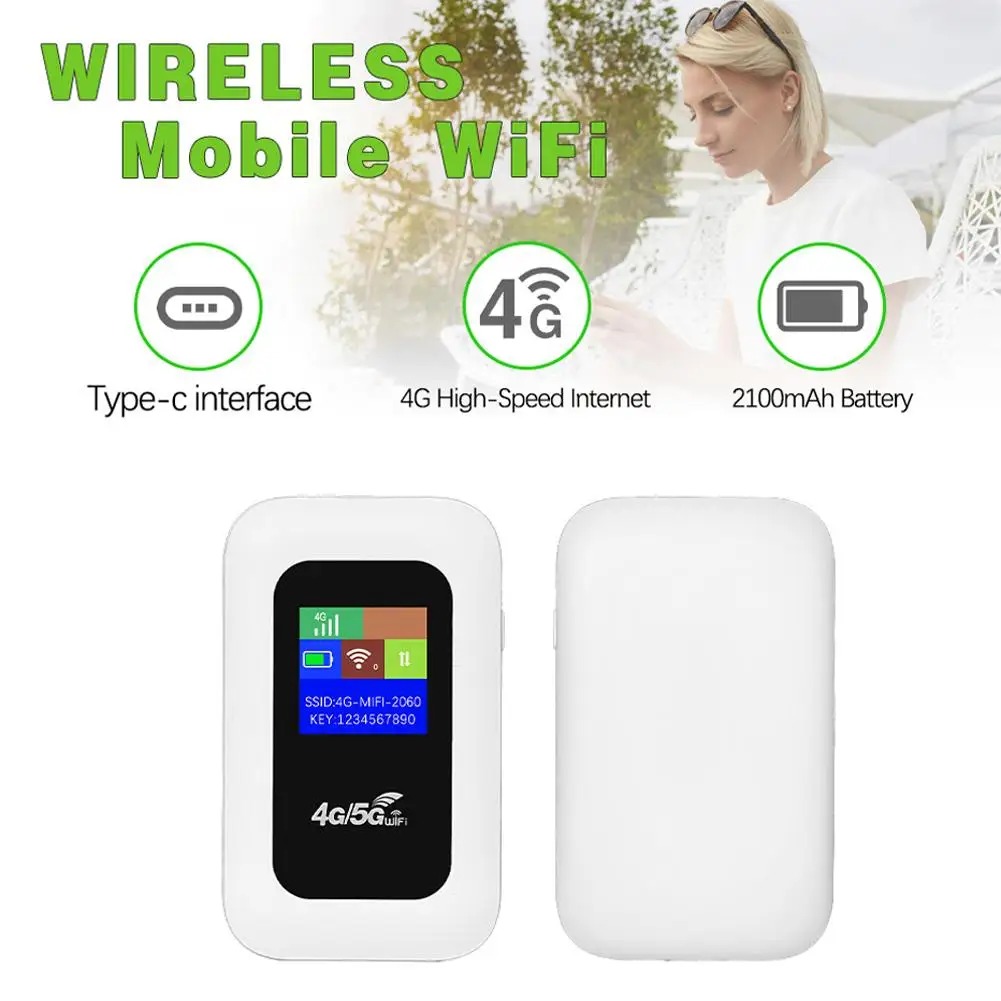 4g Mobile Wifi Router 150mbps 4g Lte Wireless Router Mifi Modem Wifi Hotspot Pocket Card Portable 2100ma Mobile Slot Wit Q1q0 photo 5