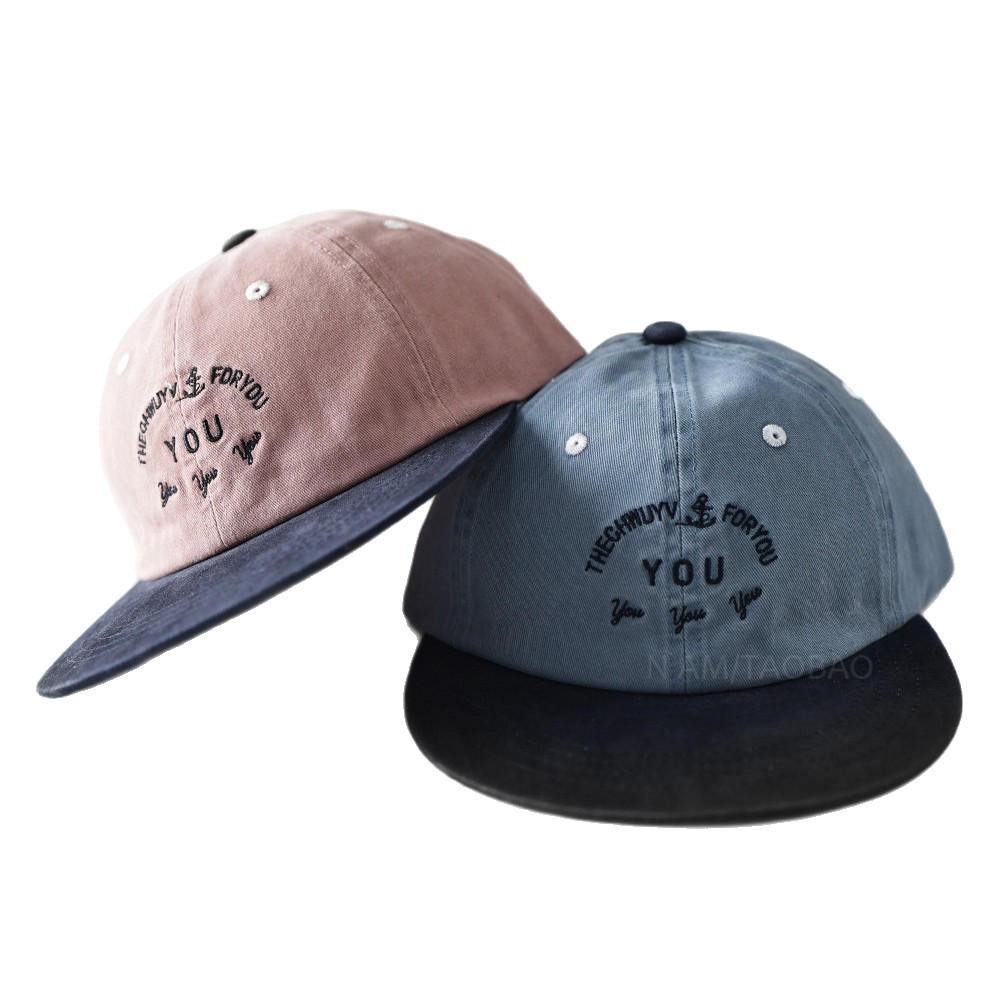 Spring And Autumn Multi-color Flat Brim Letter Embroidery Letter YOU Baseball Cap, Fashionable And Versatile Casual Beanie Hat photo 6