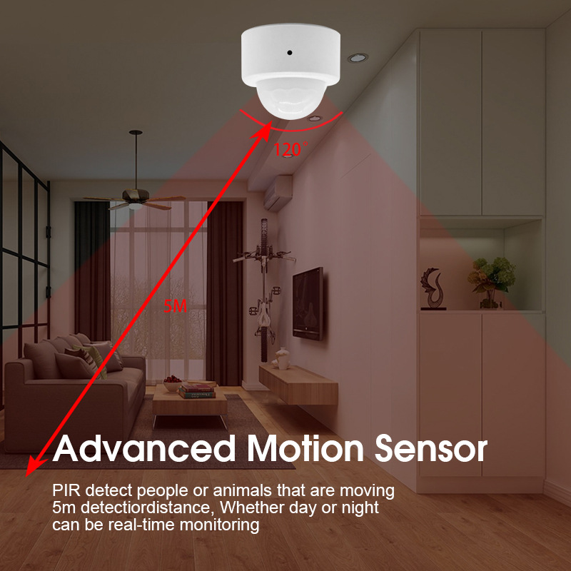 Zigbee PIR Human Body Motion Infrared Detector For Smart Home photo 2