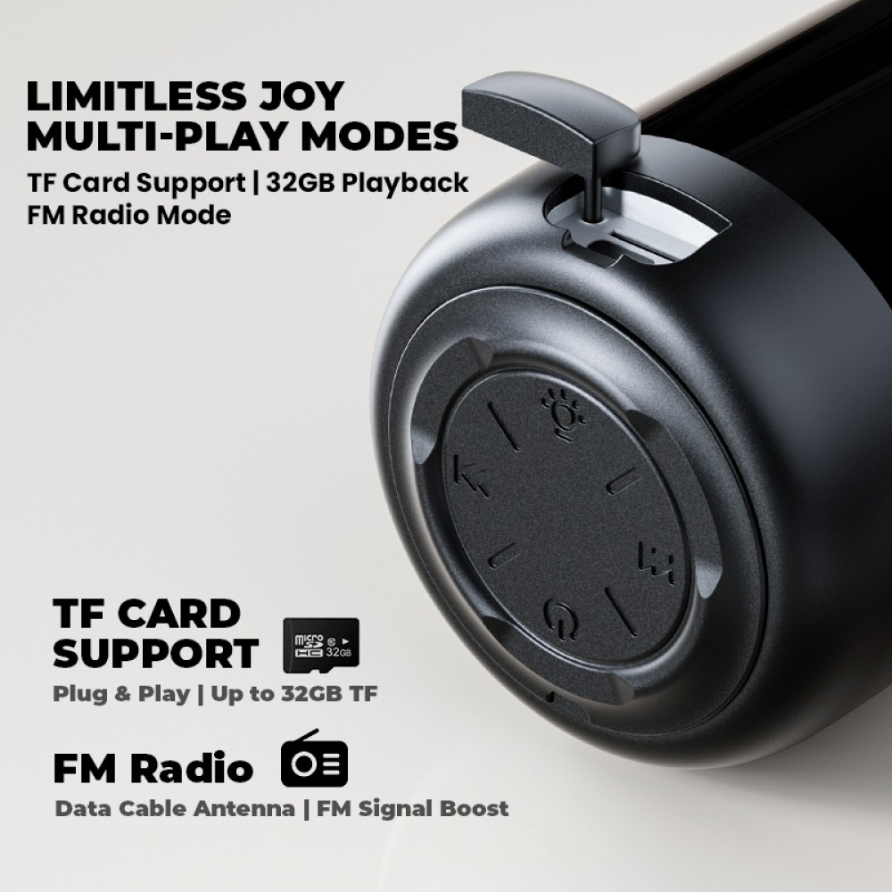 Mini Portable Bluetooth Speaker Phone Holder 4-in-1 Bracket Speaker Night Light photo 2
