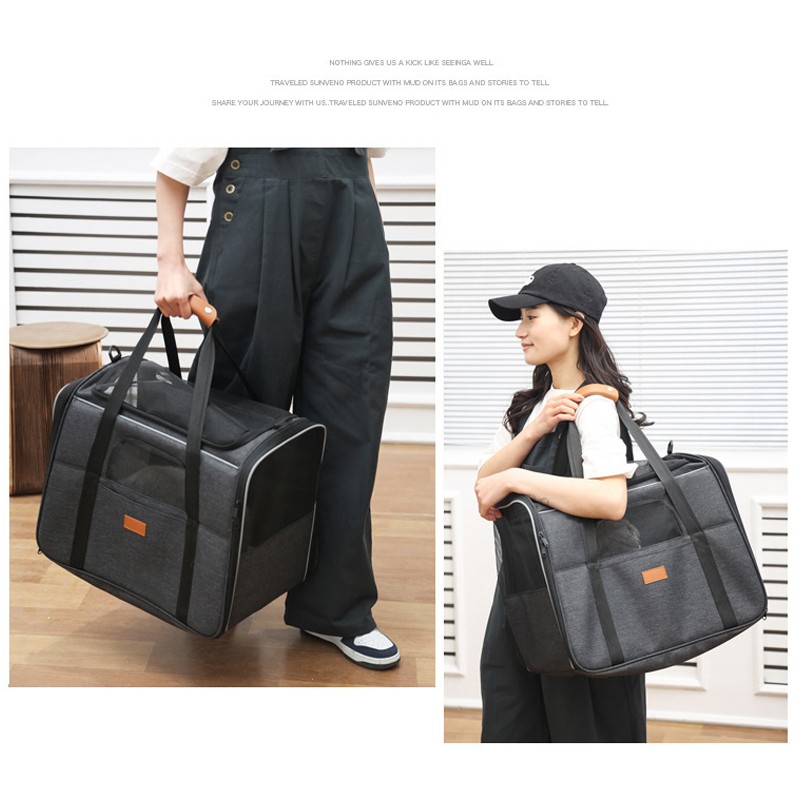 Large Pet Carrier Bag Portable Soft Fabric Folding Dog Cat Puppy Travel photo 3