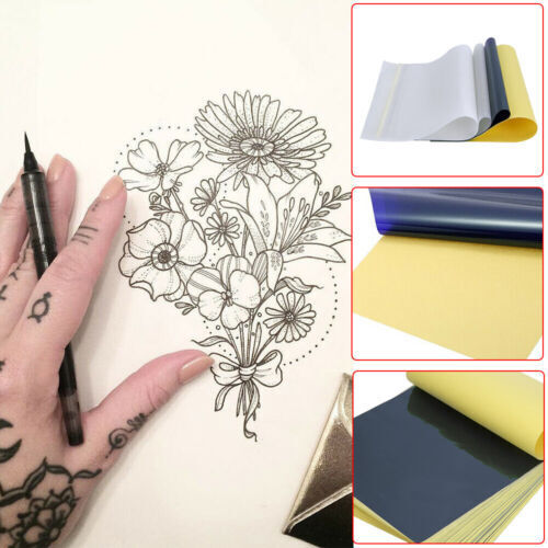 Tattoo Stencil Transfer Paper Spirit Thermal Carbon Tracing Copier Supplies photo 2