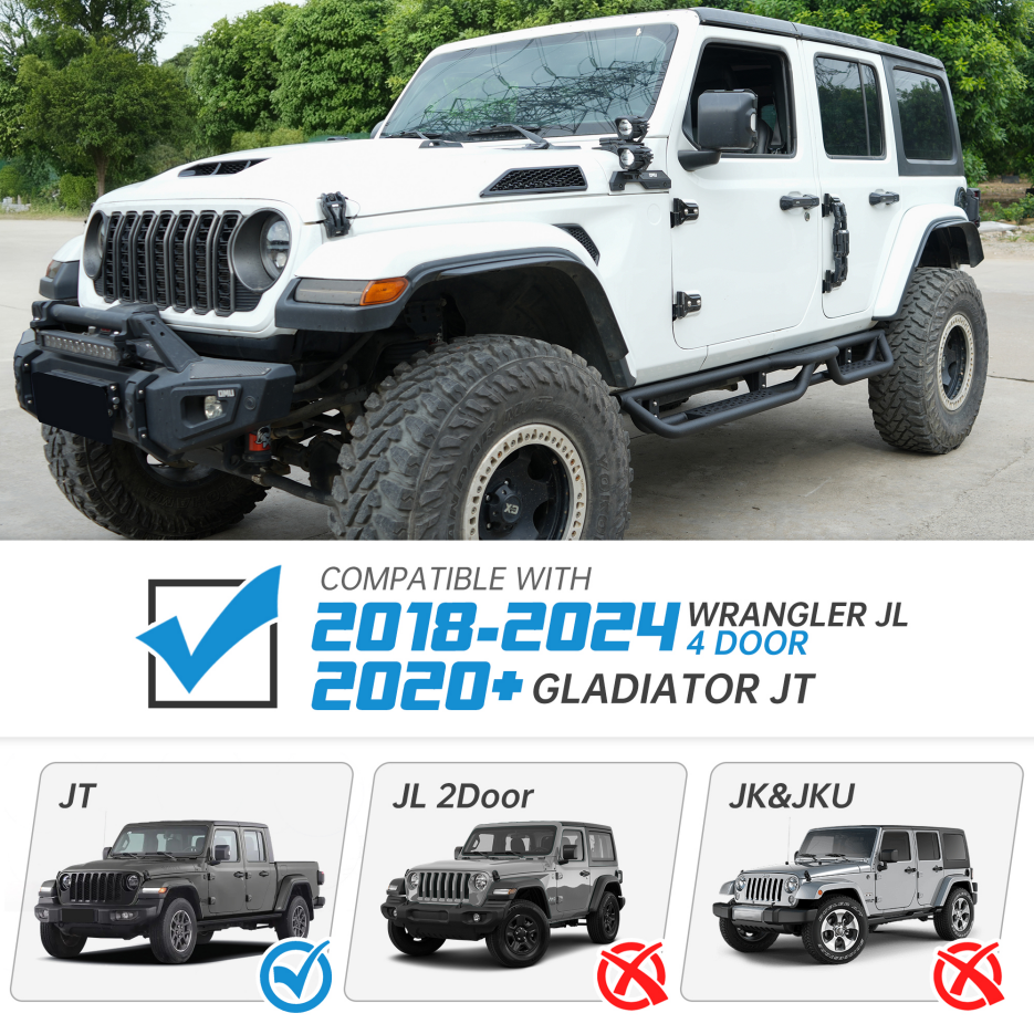 Running Boards Compatible With Wrangler JL photo 4