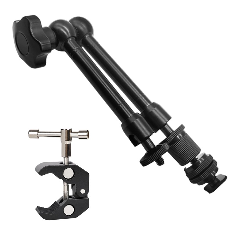 2X  Magic Arm Super Crab Clamp For Camera Monitor LED Video Fill Lights photo 2