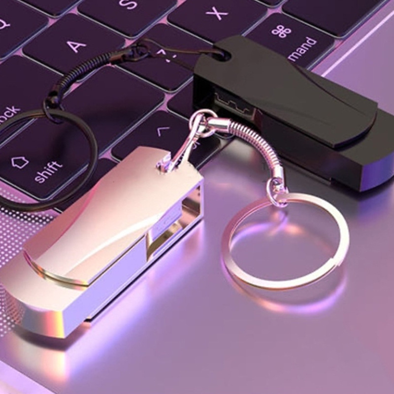 A USB Drive With A Large Capacity Is Expanded On A Virtual Scale photo 1
