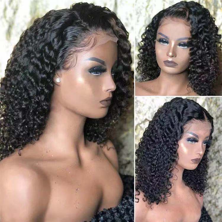 Wig Multi Color Medium And Long Curly Hair Chemical Fiber Headgear photo 1