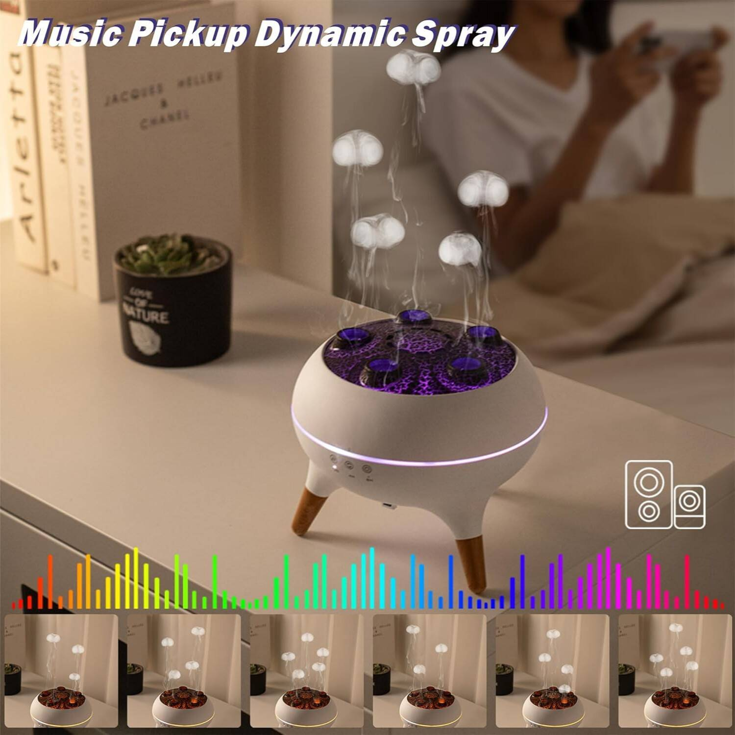 Jellyfish Diffuser With Music photo 5