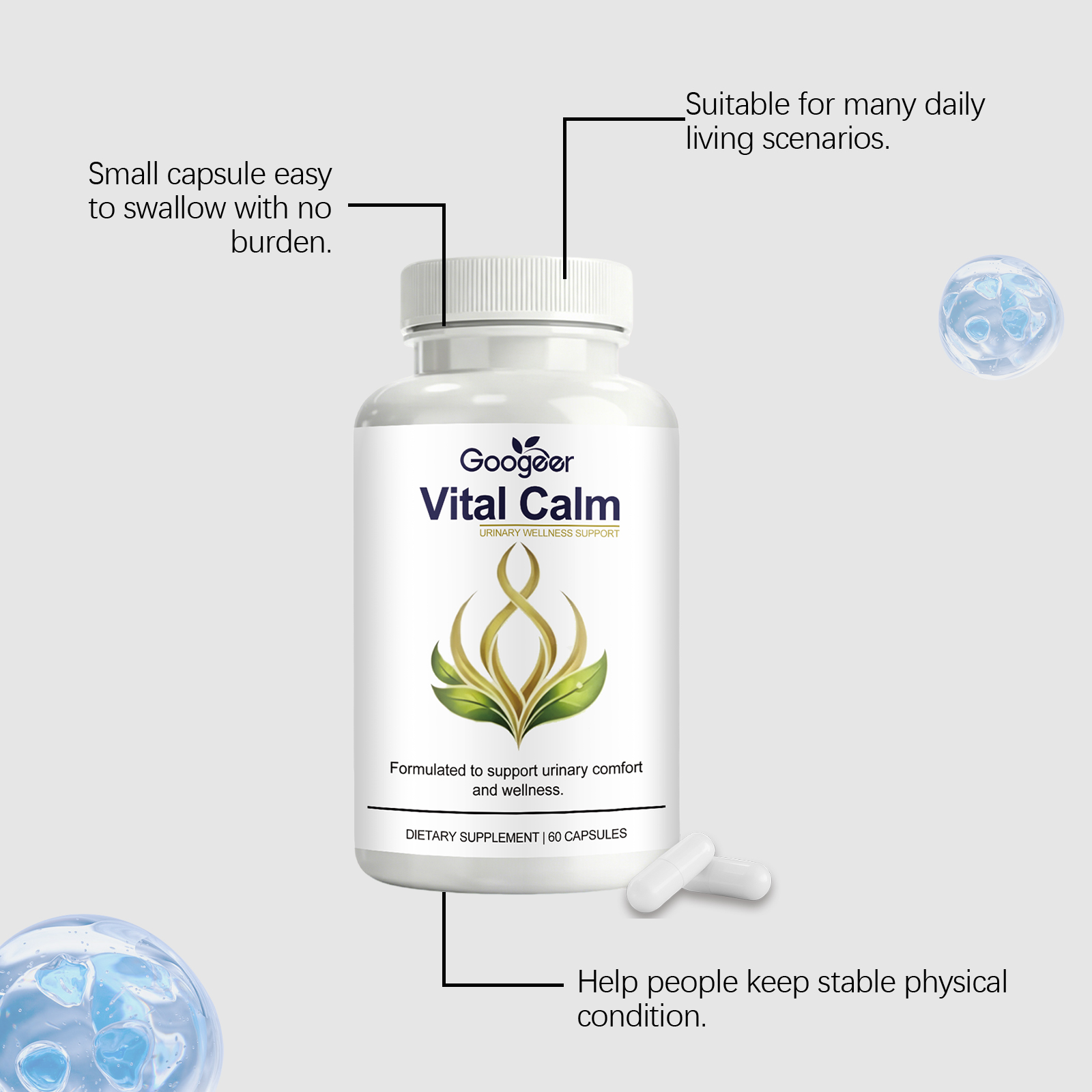 Urinary Health Care Capsules  For Oral Use 60 Capsules Per Bottle photo 4