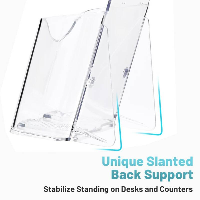 Premium 6-Pack Leaflet Holder, Menu Holder photo 2