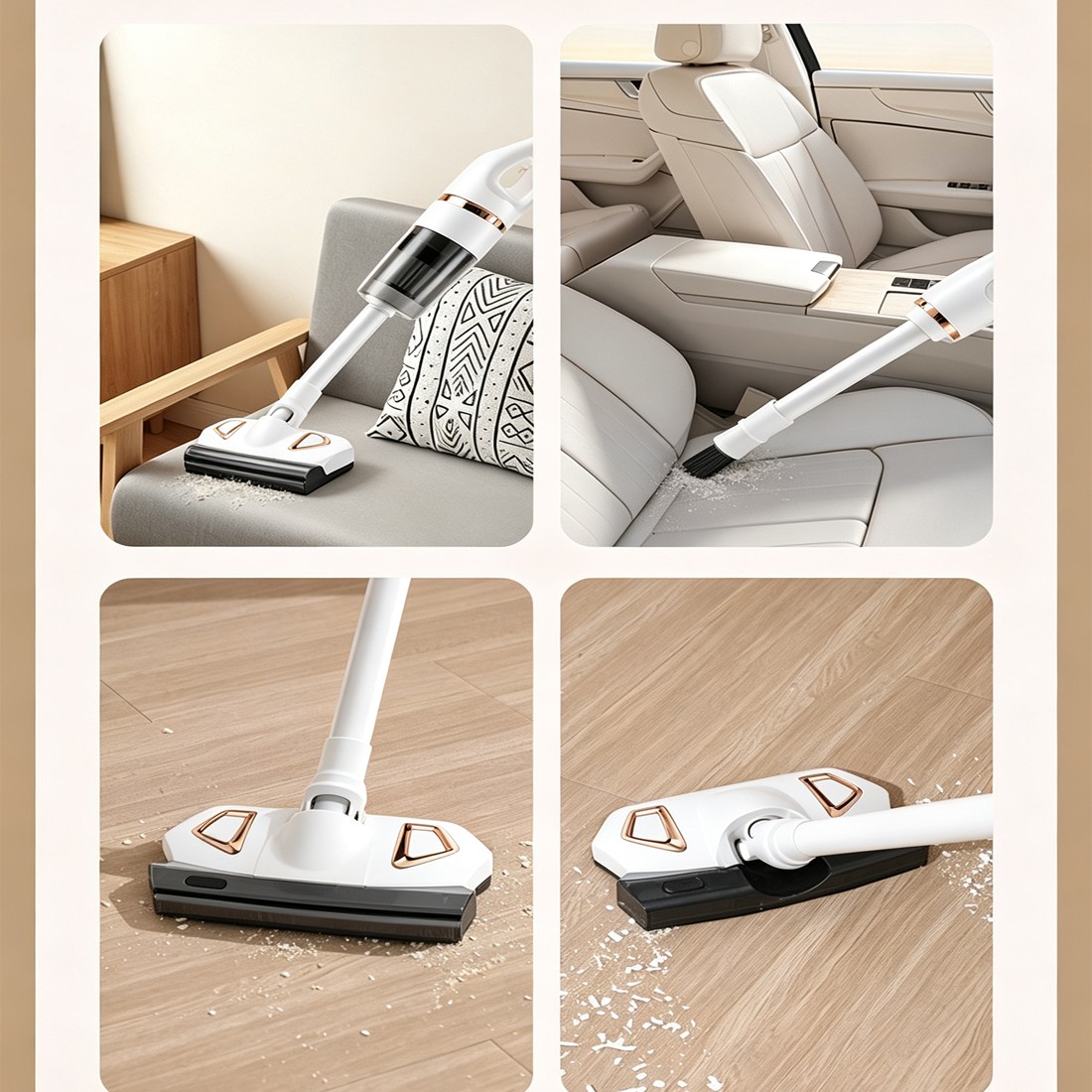 Vacuum Cleaner  Powerful Compact Bagless Cordless Handheld Edge Cleaning photo 2