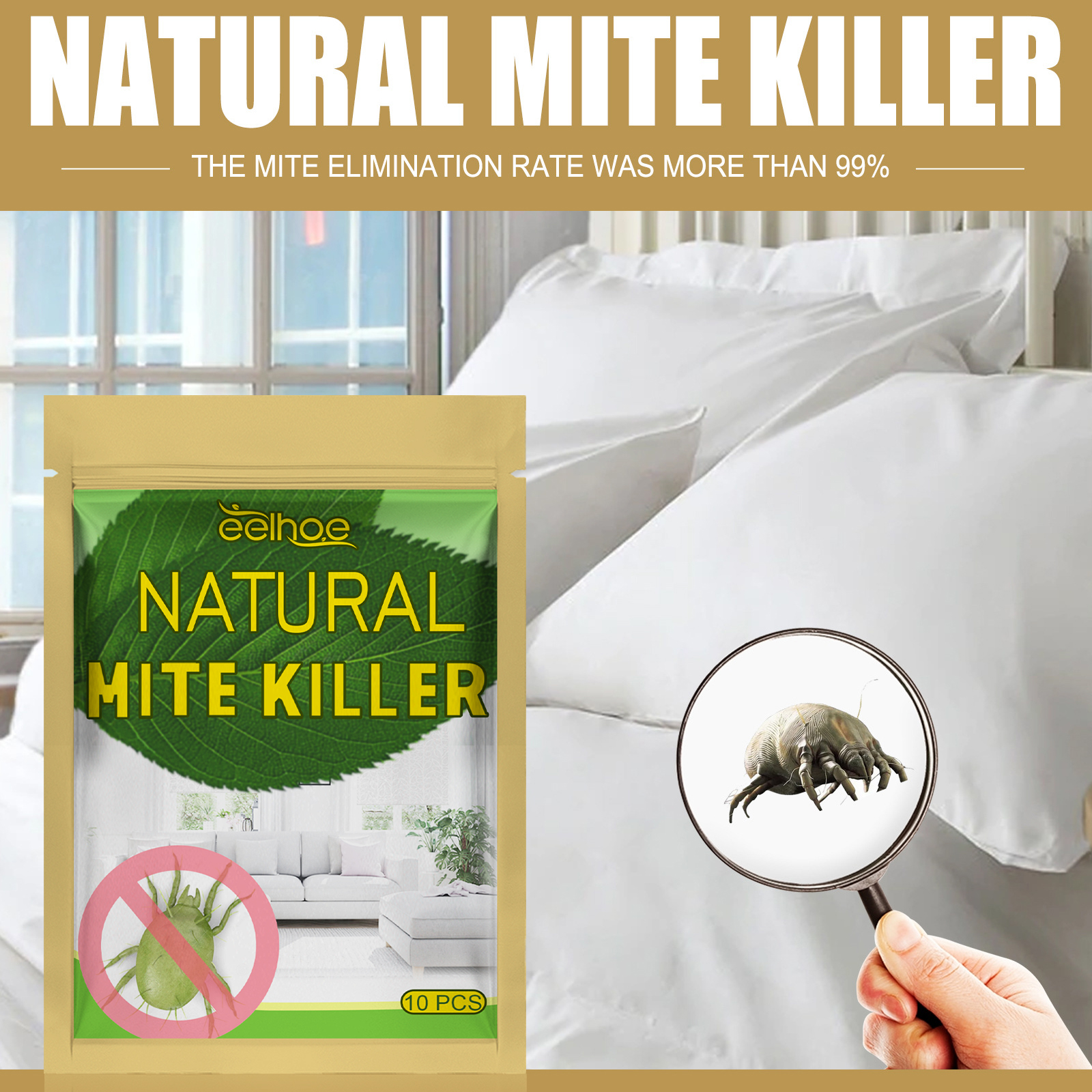 Natural Mite Removal Bag 10pcs-bag photo 6