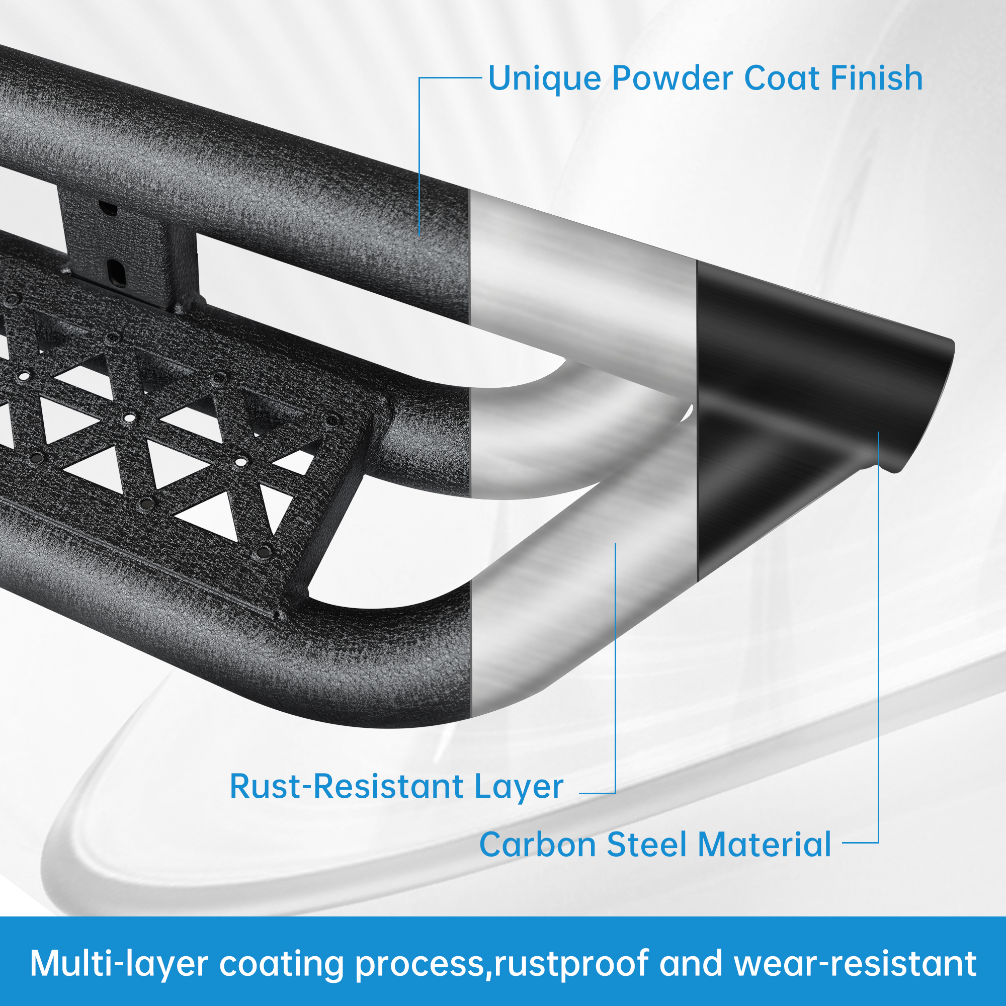 Running Boards Compatible With Wrangler JL photo 2