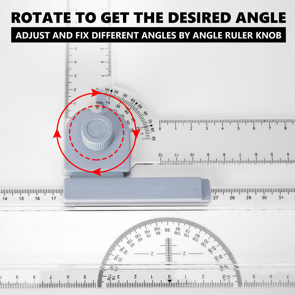 PRO A3 Drawing Board Table With Parallel Motion And Adjustable Angle Drafting AU photo 7