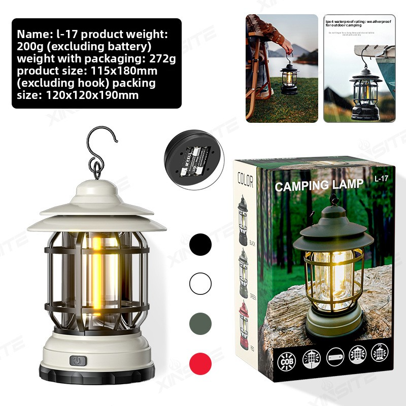 Camping Light, Ambient Light, Flame Camping Lamp, Tent Retro Hurricane Lamp photo 5